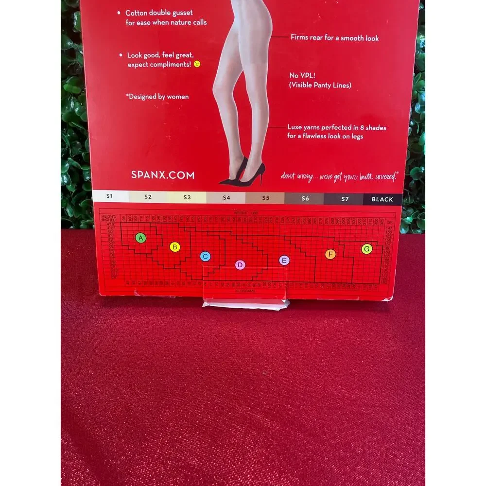 NIP SPANX Firm Believer High-Waisted Shaping Sheers Pantyhose Size F Shade S2